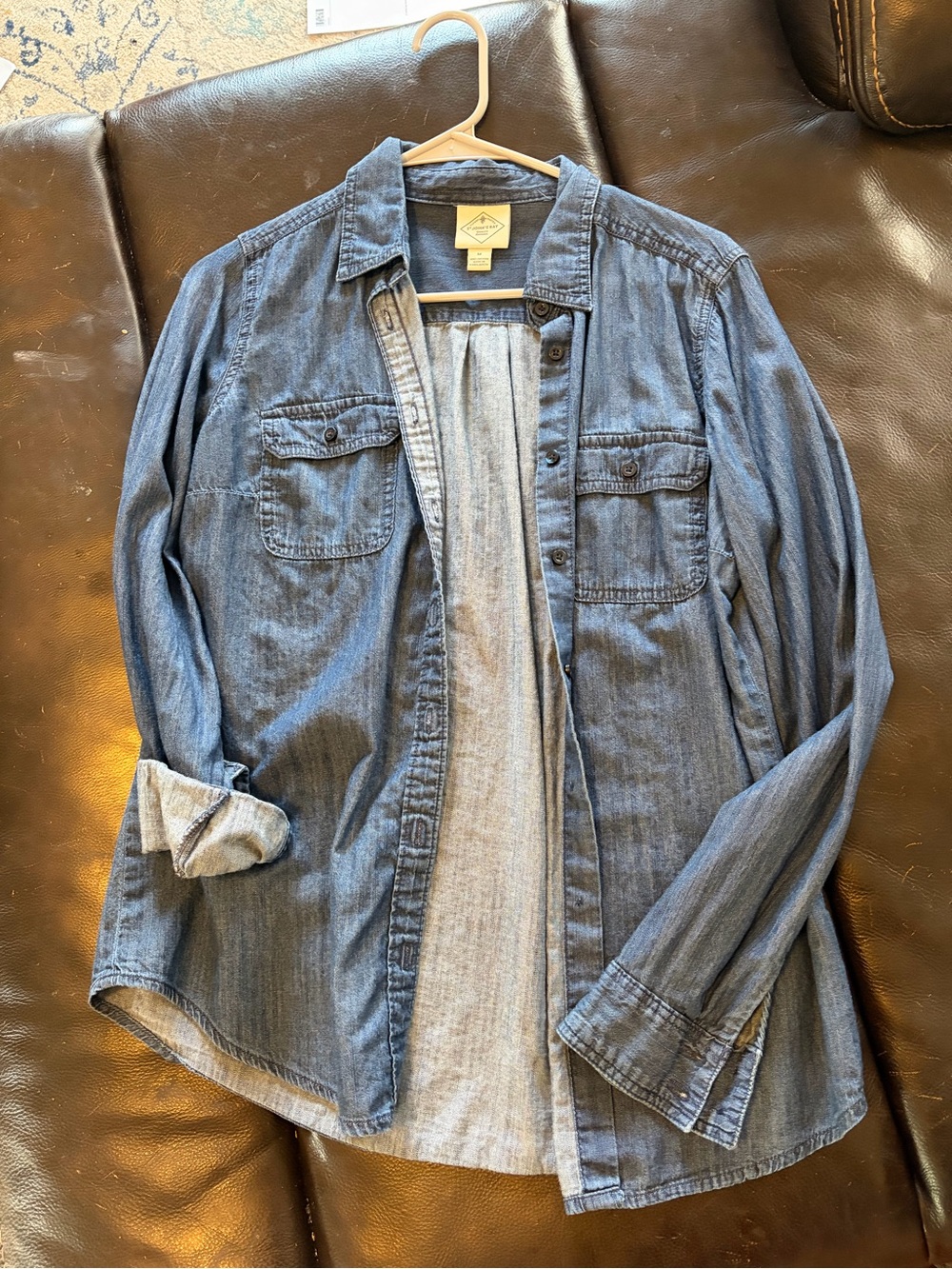 St. John's Bay Denim Shirt - Blue